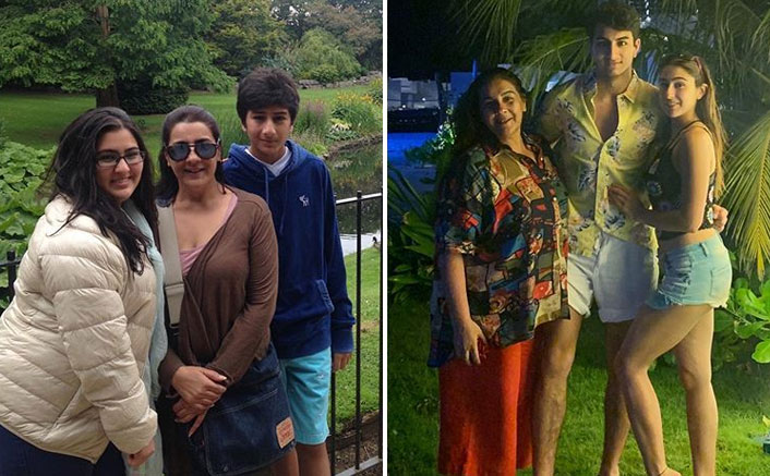 Sara Ali Khan's Before & After Pic With Her Mom Amrita Singh & Brother Ibrahim Ali Khan Will Give You All The Motivation You Need During Lockdown