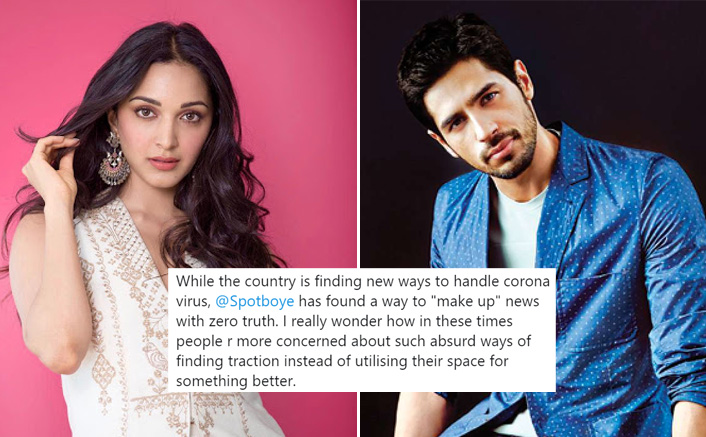 Sidharth Malhotra SLAMS Media Portal For Linking Him With Kiara Advani   Making Up News With Zero Truth