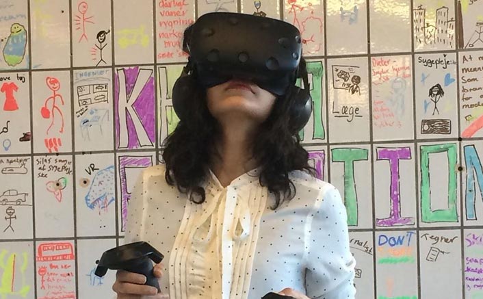 When Taapsee tried VR for the first time