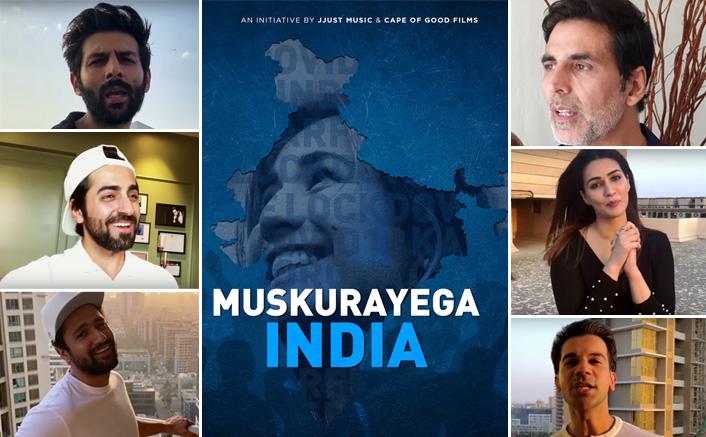 Here's How Akshay Kumar, Ayushmann Khurrana, Kriti Sanon & Many Bollywood Celebs Came Together Onboard For Muskurayega India