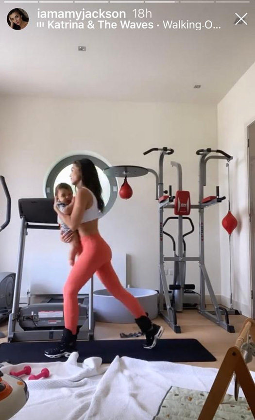 Amy Jackson Sweats It Out With Her Lockdown Buddy!