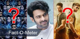 Fact-O-Meter: Prabhas Is The Only Actor With 2 Films In Top 5 Indian Openers! Check Out Where 2.0 & War Lies