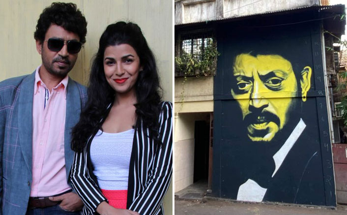 Fans Celebrate Late Irrfan Khan Through A Wall Artwork, Nimrit Kaur Gets Emotional After Spotting It