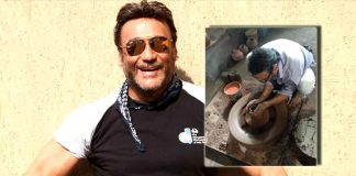 Jackie Shroff tries his hand at pottery