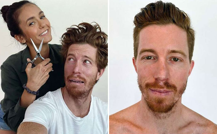 Nina Dobrev Gives Shaun White A Haircut Doing Quarantine & That's How The  Couple Has Made It Official On Instagram, WATCH