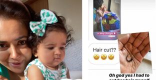 Sameera gives daughter Nyra a 'rowdy' haircut