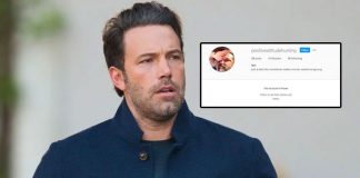 Ben Affleck's secret Instagram account found?