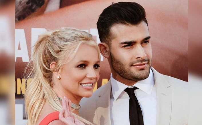 Britney Spears Cutely Yells At Beau Sam Asghari For Interrupting Her Pride Month Wishes To The LGBTQ+ Community, WATCH!(Pic Credit: samasghari/Instagram)