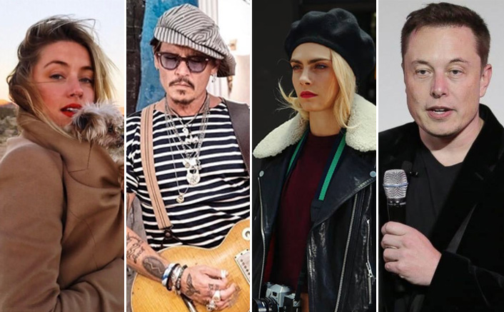 Johnny Depp Case: Amber Heard Accused Of Threesome Affair With Elon Musk &amp; Cara Delevingne(Pic Credit: Amber Heard/Instagram Johnny Depp/Instagram Cara Delevingne/Instagram Tamindir/Facebook)