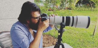 Mammooty turns photographer for his 'morning guests'