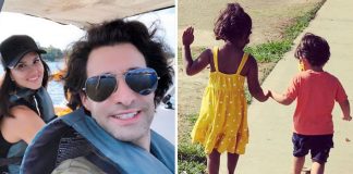 Sunny Leone, Daniel Weber take their kids to the lake