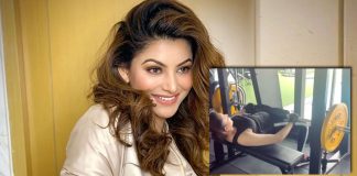 Urvashi Rautela works out with 80-kilo weights