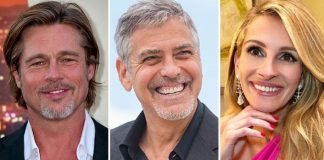 Brad Pitt & BFF George Clooney In A WAR? Courtesy, Julia Roberts!
