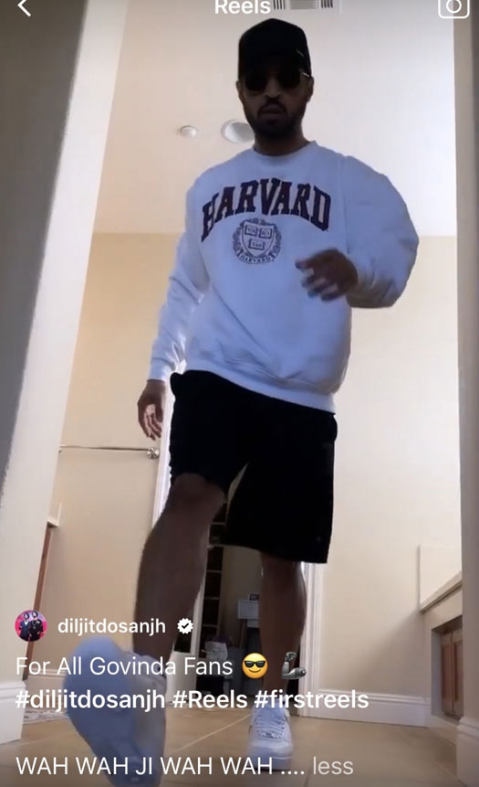 Diljit Dosanjh Treats All His Fans By Relishing His Inner Govinda