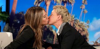 Ellen DeGeneres & Jennifer Aniston Will Give You The ULTIMATE Girlfriend Goals & They Legit Sealed It With A Kiss!