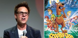 James Gunn and Scooby-Doo film post and Suicide Squad animated poster)