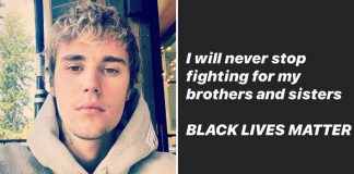 Justin Bieber Comes Yet Again In Support Of #BlackLivesMatter & Says, “I’ll Never Stop Fighting For My Brothers & Sisters”