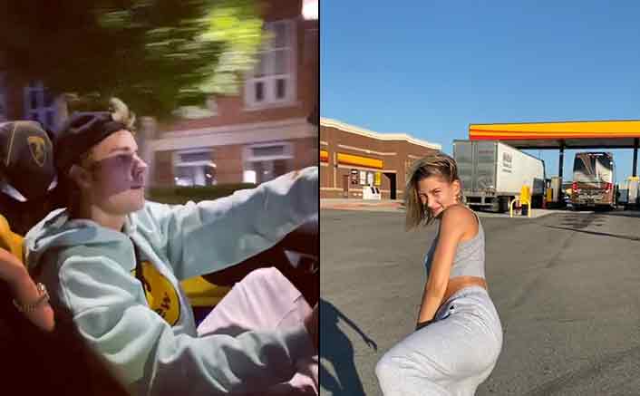 Justin Bieber & Hailey Bieber Go For A Long Drive In Lamborghini While Jamming On DJ Khaled & Drake's Popstar