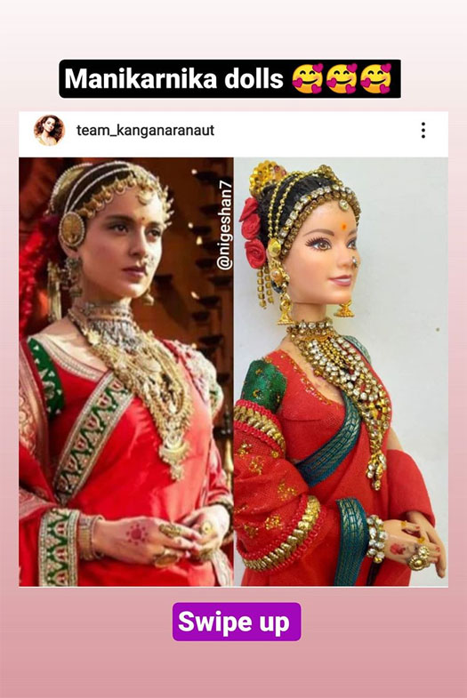 Kangana Ranaut Gets Her Own Customized Manikarnika Dolls, Check Out