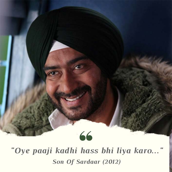 #MondayMotivation: Ajay Devgn's THIS Dialogue From Son Of Sardaar Will Bring A Smile On Your Face