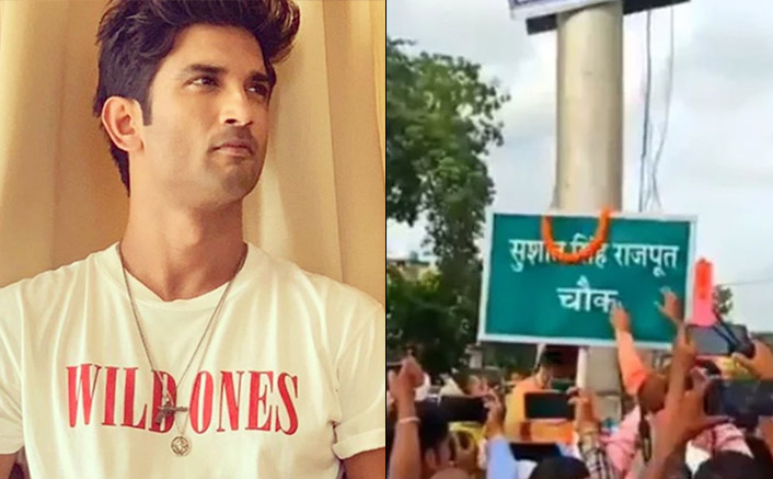 Sushant Singh Rajput's Name Replaces Ford Company On A Chowk In Bihar