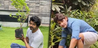 Actor Vijay Takes Up Mahesh Babu's Green India Challenge & Plants A Sapling
