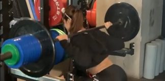 Disha Patani posts throwback video doing squats with 80 kilos of weight