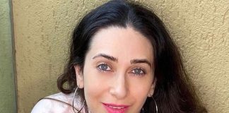 Karisma Kapoor spreads positivity on a gloomy day in Mumbai