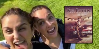 Lara Dutta and Huma Qureshi get goofy on 'BellBottom' set