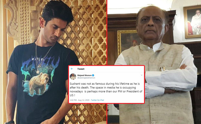 Majeed Memon: Sushant was not as famous during his lifetime as after death(Pic credit: Facebook/Majeed Memon, Instagram/sushantsinghrajput)