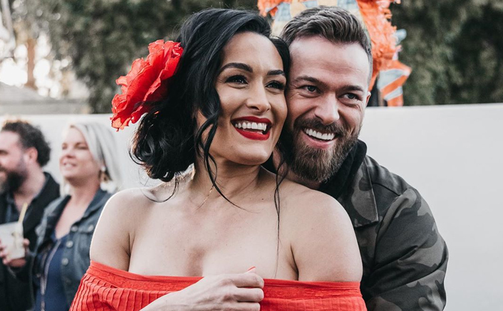 Nikki Bella and Artem Chigvintsev Look Cozy Eating Breakfast