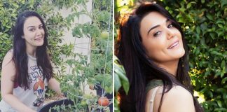Preity Zinta a bit giddy looking at her kitchen garden