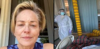 Sharon Stone reveals her younger sister Kelly has Covid-19