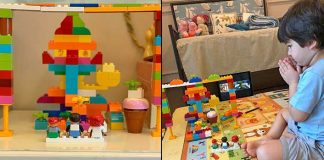 Taimur Ali Khan's DIY Ganpati idol is made of legos