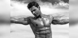 Varun Dhawan flaunts washboard abs