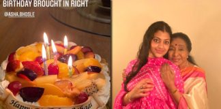 Asha Bhosle celebrates 87th birthday with family