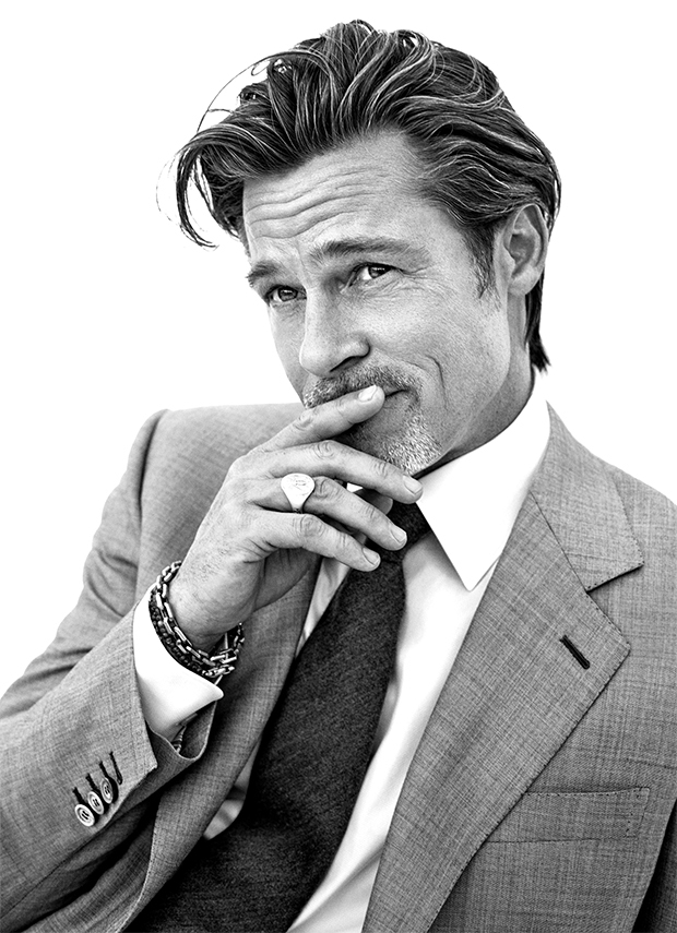 Caption me: Brad Pitt for Brioni Fall/Winter 2020 campaign (Picture Credits: Brioni)