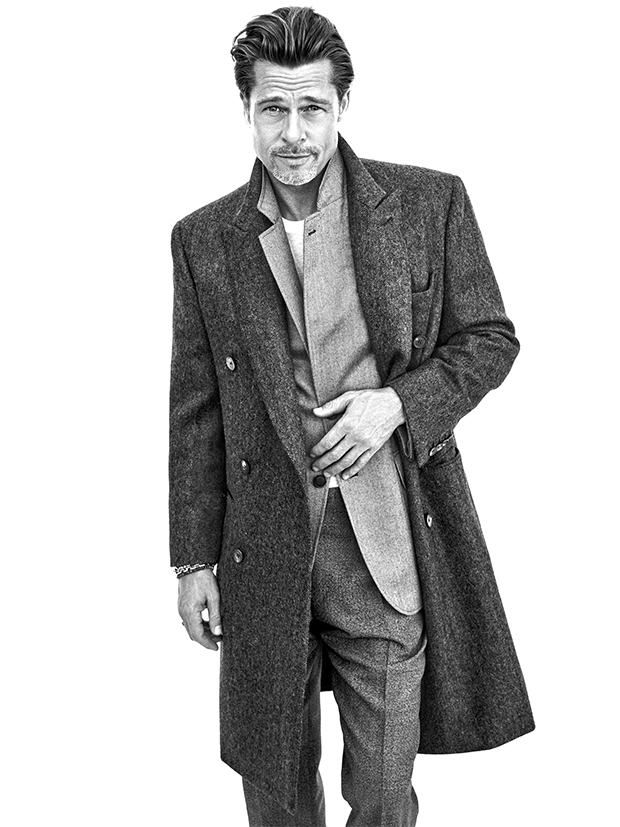 Caption me: Brad Pitt for Brioni Fall/Winter 2020 campaign (Picture Credits: Brioni)