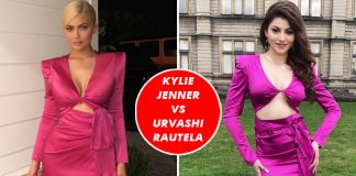 Kylie Jenner VS Urvashi Rautela Fashion Face-Off: The More Ravishing Diva In Pink Revealing Dress?