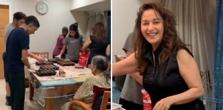 Madhuri's family pitches in to help out with her kitchen garden