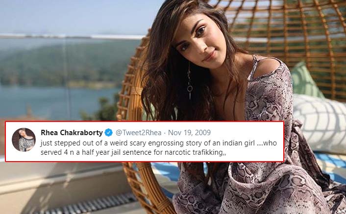 Rhea Chakraborty's Old Tweet About A Girl Who Served Jail Sentence For Narcotics Trafficking Goes Viral Post Her Arrest