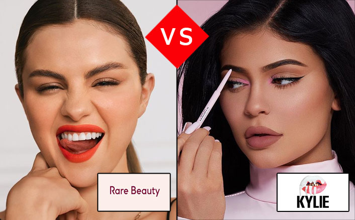 Selena Gomez' Rare Beauty VS Kylie Jenner's Cosmetics