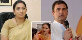 Smriti Irani posts 'Rasode mein kaun tha' spoof, the joke's on Rahul