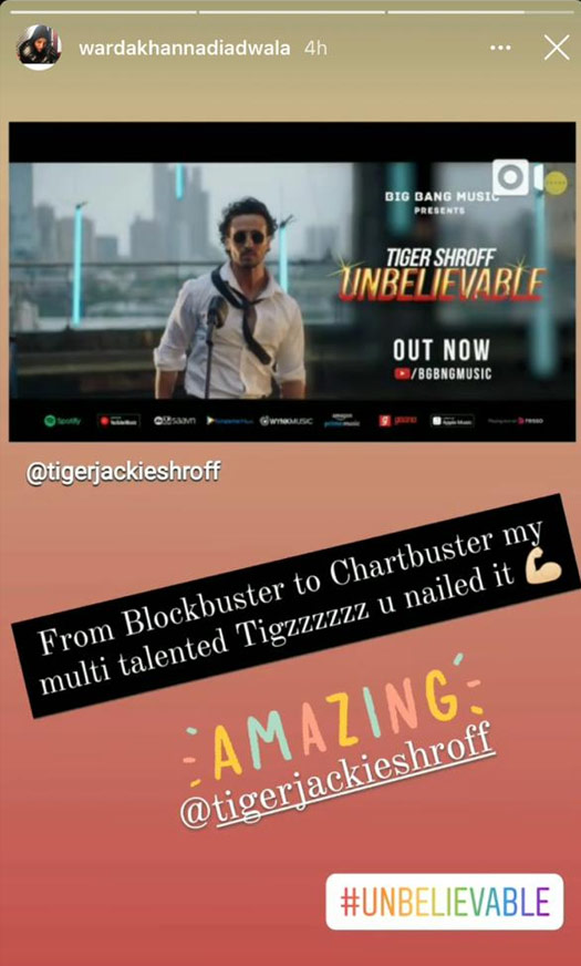 Tiger Shroff Gets Bundle Of Praises From Bollywood Stars For His Singing Debut