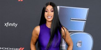 Cardi B Raises Temperature In Her Orange Thigh-High Slit; Poses Beside Her $300K Rolls Royce