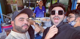 Aparshakti Khurana visits Baba ka Dhaba in Delhi
