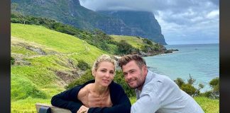 Chris Hemsworth & Elsa Pataky Jets Off For A Vacation To Lord Howe Island With Family & Friends