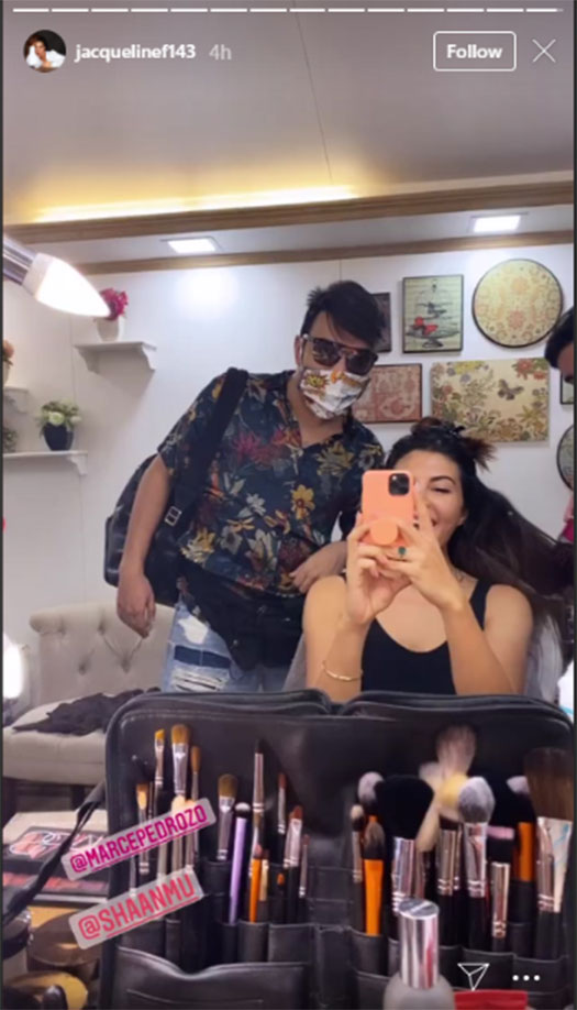 Jacqueline Fernandez is all smiles as she resumes work in full swing