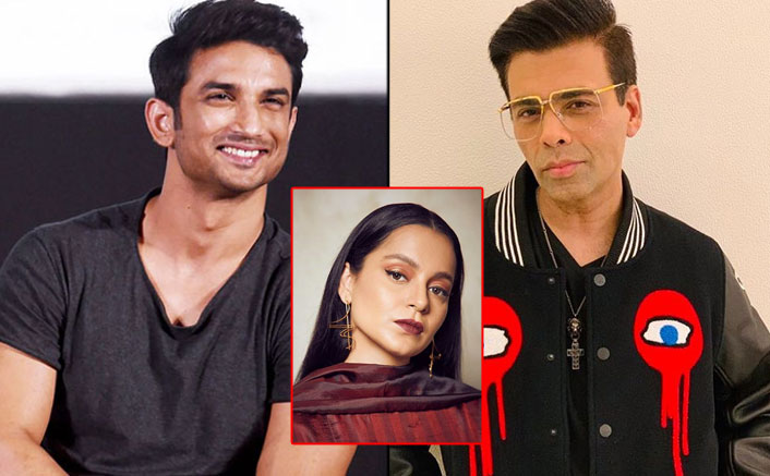 Karan Johar Gets Emotional About Sushant Singh Rajput In This Throwback Video; Fan Asks If There's Even A Picture Of Kangana Ranaut With SSR
