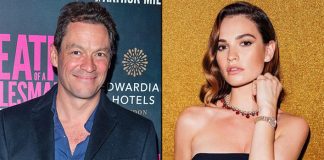 Lily James Appears At Jimmy Fallon's Chat Show To Promote New Film Rebecca But Makes No Mention Of Dominic West kiss Scandal